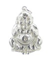 Buddha charm pendant .925 x 1 VERY LARGE Holy Religious charms