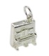 Upright Piano sterling silver charm .925 x 1 Pianos and music charms