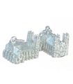 Charm en argent sterling de l'abbaye de Westminster .925 x 1 breloques de mariages royaux