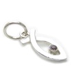 Christlicher Fisch TINY Sterling Silber Charm .925x1 Heiliges Christentum Fische