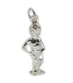 Belgian Boy Manneken Pis charm i sterling silver .925 x 1 Staty berlocker