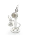 Old Style Stick Telefon Charm i Sterling Silver. 925 x 1 telefon charm