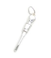 Tournevis charme en argent sterling .925 x 1 Tournevis outils charmes