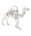 Charm cammello in argento sterling .925 x 1 Cammelli Navi del fascino del deserto