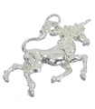 Breloque licorne en argent sterling .925 x 1 Breloques licornes bijoux fantaisie