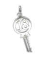 18 urodziny Yale Key Sterling Silver Charm.925 x1 Osiemnaste urodziny