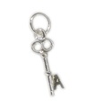 Iniziale A Lettera A Piccolo charm chiave in argento sterling .925 x 1 lettere