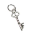 Initial F Letter F Small sterling silver key charm .925 x 1 Letters