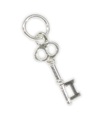 Initial I Letter I Small sterling silver key charm .925 x 1 Letters