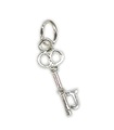 Initial J Letter J Liten charm i sterling silver .925 x 1 bokstäver