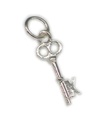 Initial K Letter K Small sterling silver key charm .925 x 1 Letters