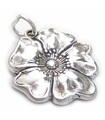 Poppy 2D Sterling Silber Charm-Anhänger .925 x1 Poppys Erinnerungsanhänger