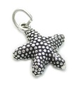 Starfish sterling silver charm .925 x 1 Star Fish charms