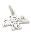 Charm pequeño Thunderbird de plata esterlina .925 x 1 encantos de nativos americanos