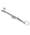 Friedenspfeife Sterling Silber Charm .925 x 1 Indianer Charms