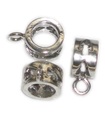 Bead Sterling Silber Charm Spacer Konverter .925 x 1 Konverter Spacer