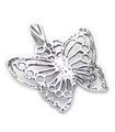 Ciondolo farfalla in argento sterling .925 x 1 ciondoli farfalle