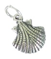 Jakobsmuschel Sterling Silber Charm .925 x 1 Jakobsmuscheln Charms