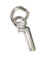 Numero 1 PICCOLO charm in argento sterling .925 x 1 Numeri Uno