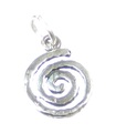 Whirlwind Petroglyph sterling silver liten charm .925 x 1 Whirl Wind