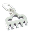 Petroglyph Rain Cloud Sterling Silber TINY Charm .925x1 Wetter Charms