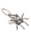 Spider Liten charm i sterling silver .925 x1 Spindlar - Arachnid -berlocker