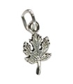 Maple Leaf TINY charm i sterling silver .925 x 1 Maples Leaves berlocker