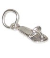 Sandal tiny sterling silver charm .925 x 1 Sandals and shoes charms