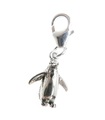 Penguin TINY charm i sterling silver .925 x 1 Pingviner