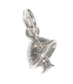 Svamp - Toadstool liten charm i sterling silver .925x1 Svamp charm