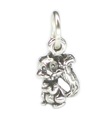 Eichhörnchen TINY Sterling Silber Charm .925 x 1 Eichhörnchen Charms