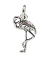 Flamingo Tiny charm i sterling silver .925 x 1 Flamingos små charm