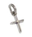 Cross TINY charm i silver .925 x 1 TINY Holy Crosses berlocker