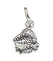 Fisch Tiny Sterling Silber Charm .925 x 1 TINY Fishes Charms