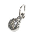 Nyckelpiga TINY charm i sterling silver .925 x 1 Nyckelpigor Nyckelpigor