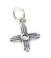 Zia liten charm i sterling silver .925 x 1 Sun Light Pagan berlocker