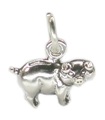 Gris TINY charm i sterling silver .925 x 1 Gris charm