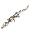 Alligator Crocodile Minuscule breloque en argent sterling .925 x1 Gators et Crocs