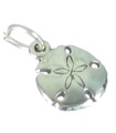 Sand Dollar Sterling Silber TINY Charm 925x1 Sea Cookie Snapper Keks