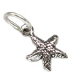 Starfish winziger Sterling Silber Charm .925 x 1 Starfishes Charms