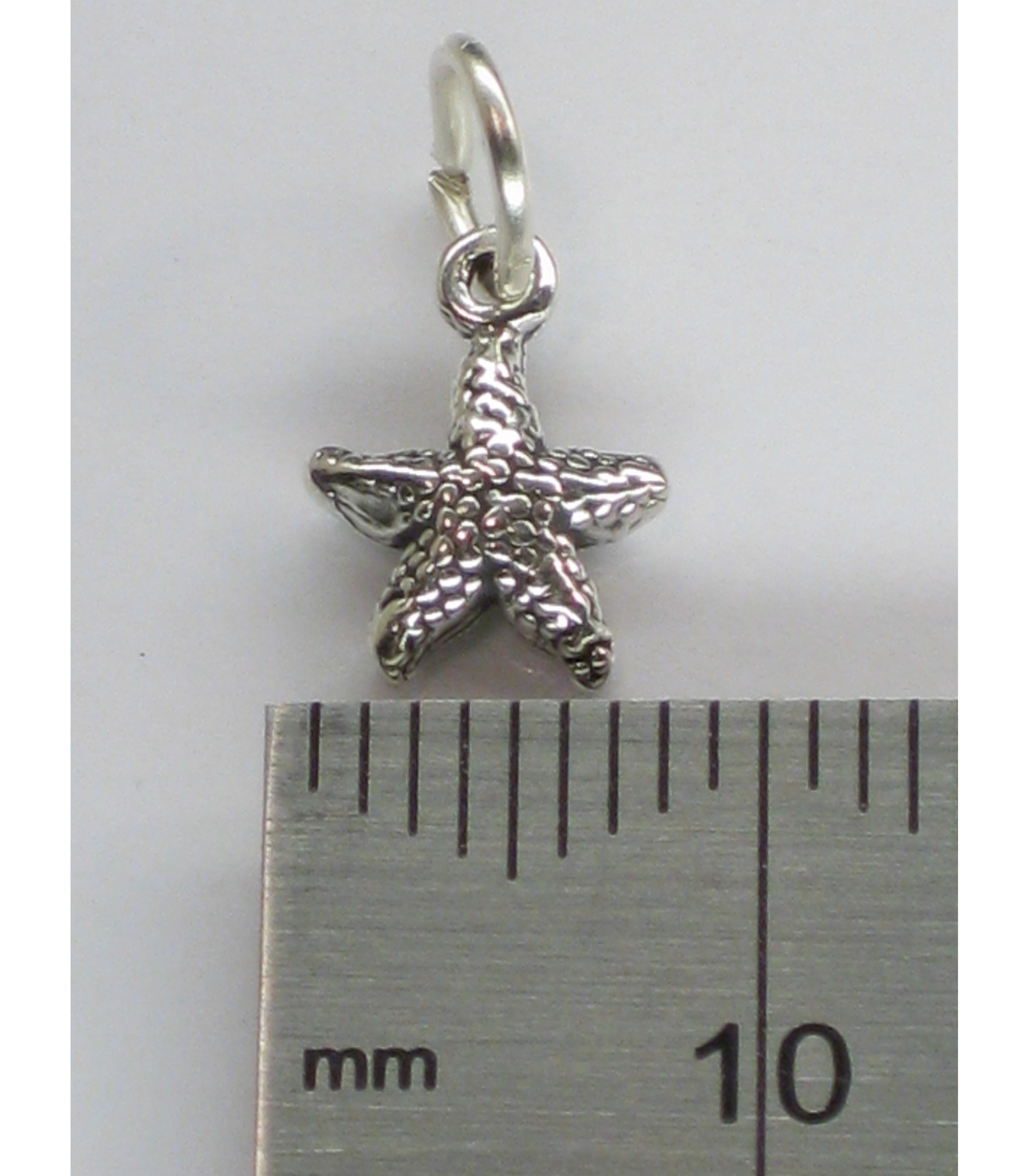 Bass fish sterling silver charm .925 x 1 Fishes Fishing Fisherman charms.