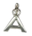 Initial A kleiner Buchstabe Sterling Silber Charm .925 x 1 Buchstaben Charms