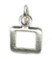 Initial O kleiner Buchstabe Sterling Silber Charm .925 x 1 Buchstaben Charms