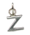 Initial Z kleiner Buchstabe Sterling Silber Charm .925 x 1 Buchstaben Charms