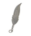 Breloque plume en argent sterling .925 x 1 Breloques plumes