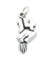 Graduation Mortarboard 2014 charm i sterling silver .925x1 Graduate charms