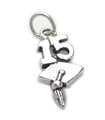 Graduation Mortarboard 2015 charm i sterling silver .925 x1 Graduate charms