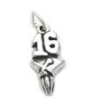 Graduation Mortarboard 2016 charm i sterling silver .925 x1 Graduate charms