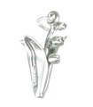 Lily Of The Valley blomma i sterling silver .925 x 1 Blommor charm