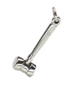 Gavel hammer sterling silver charm .925 x 1 Auctioneer - Judge charms